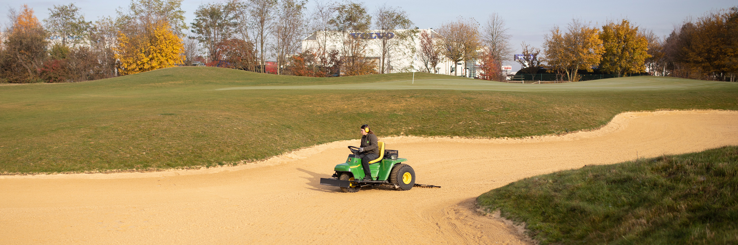 Jardinière terrain de golf